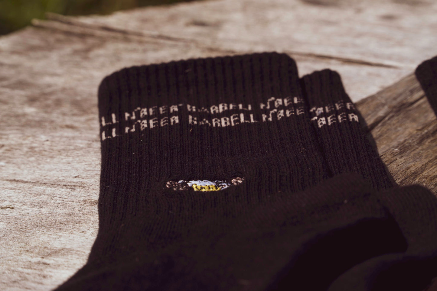 Barbell N' Beer Black Crossfit Socks