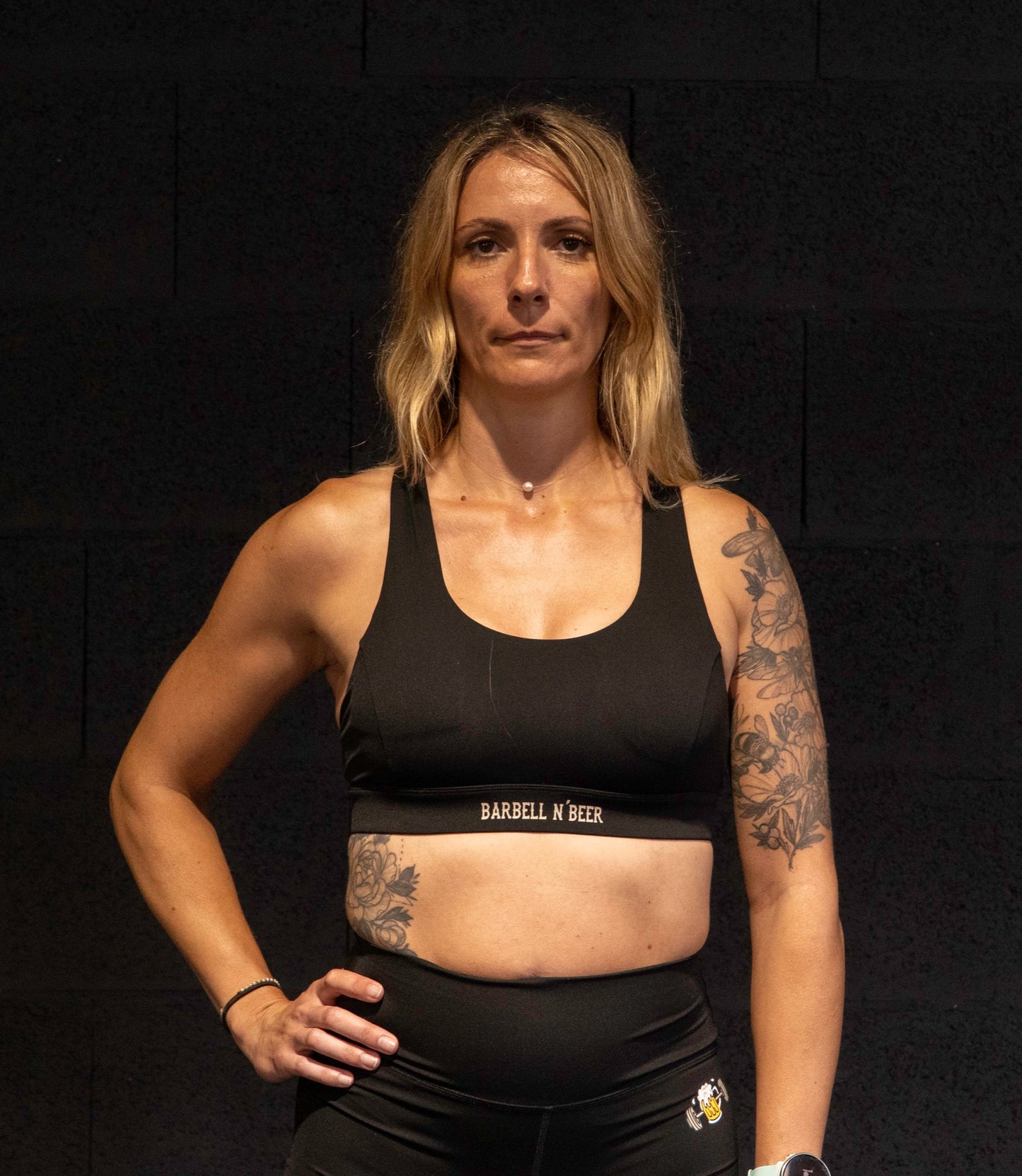 Büstenhalter Perf Crossfit Barbell N' Beer