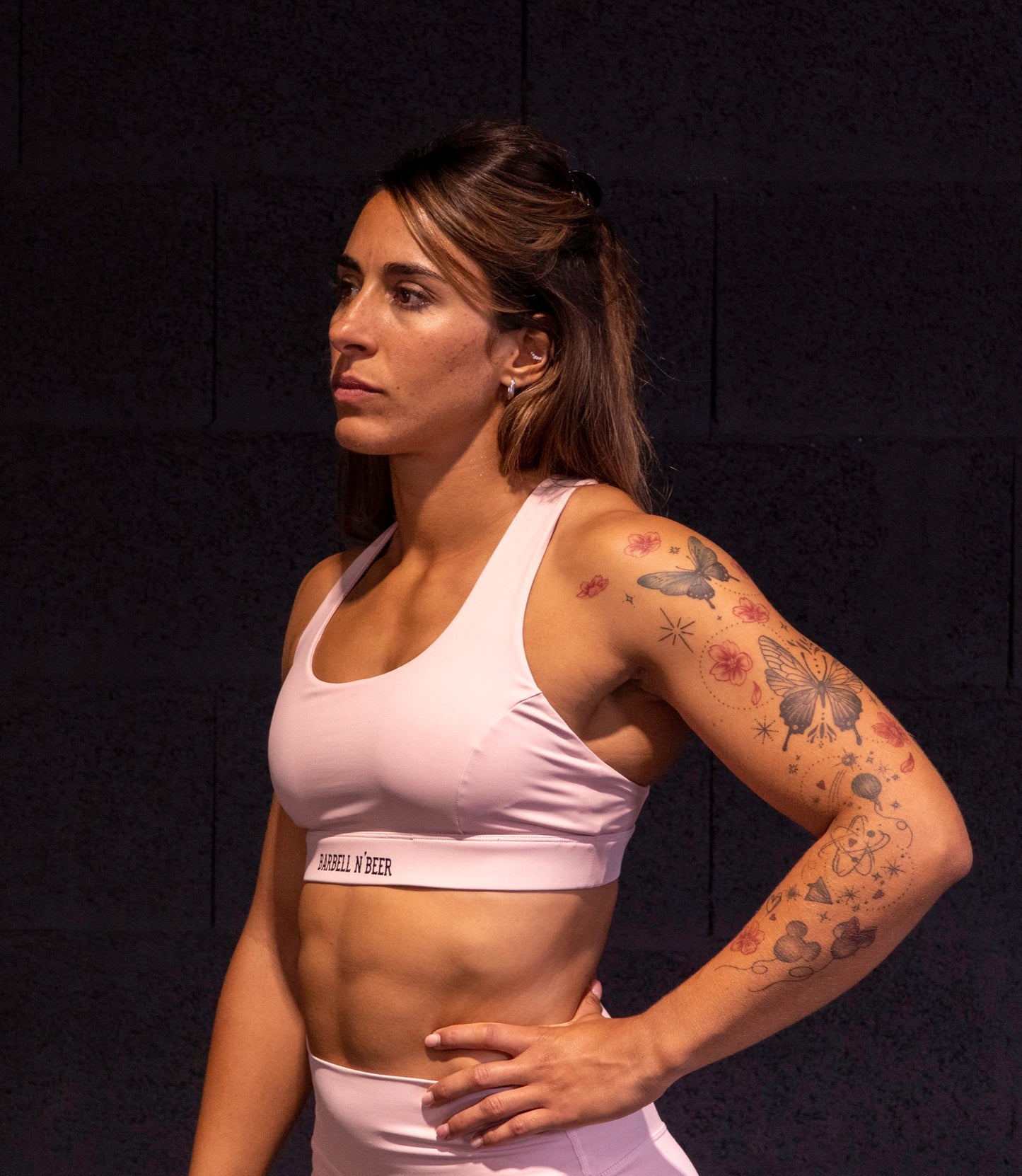 Büstenhalter Perf Crossfit Barbell N' Beer
