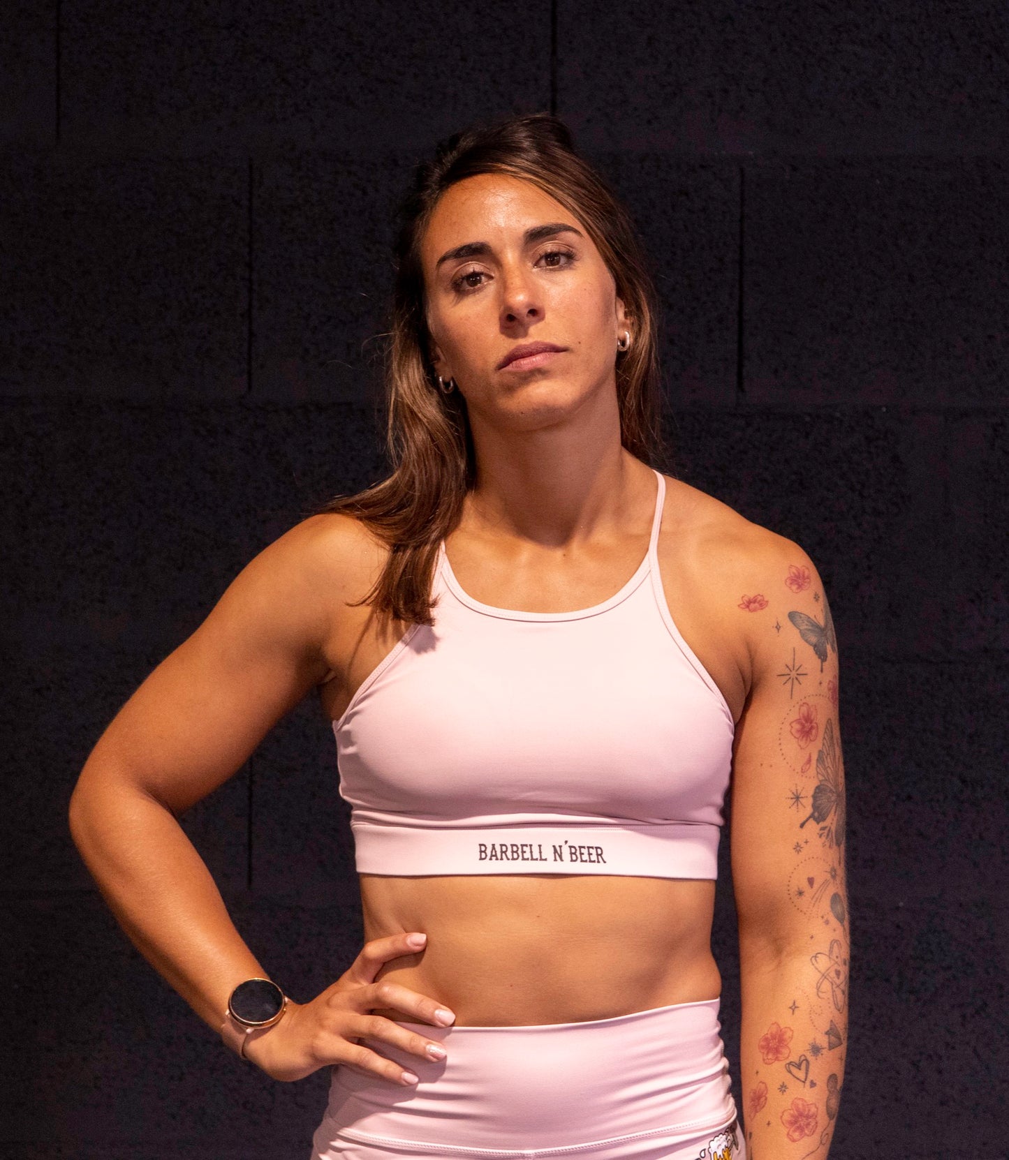 Chic Crossfit Barbell N' Beer Bra