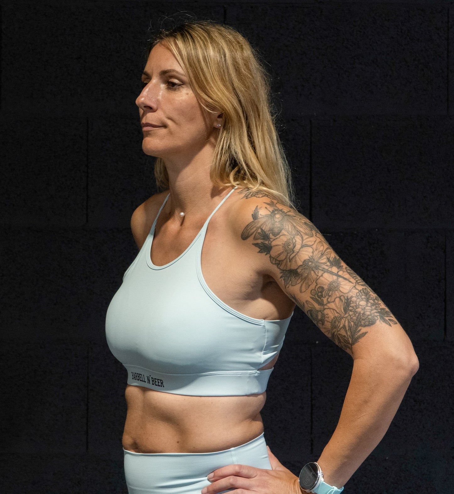 Chic Crossfit Barbell N' Beer Bra