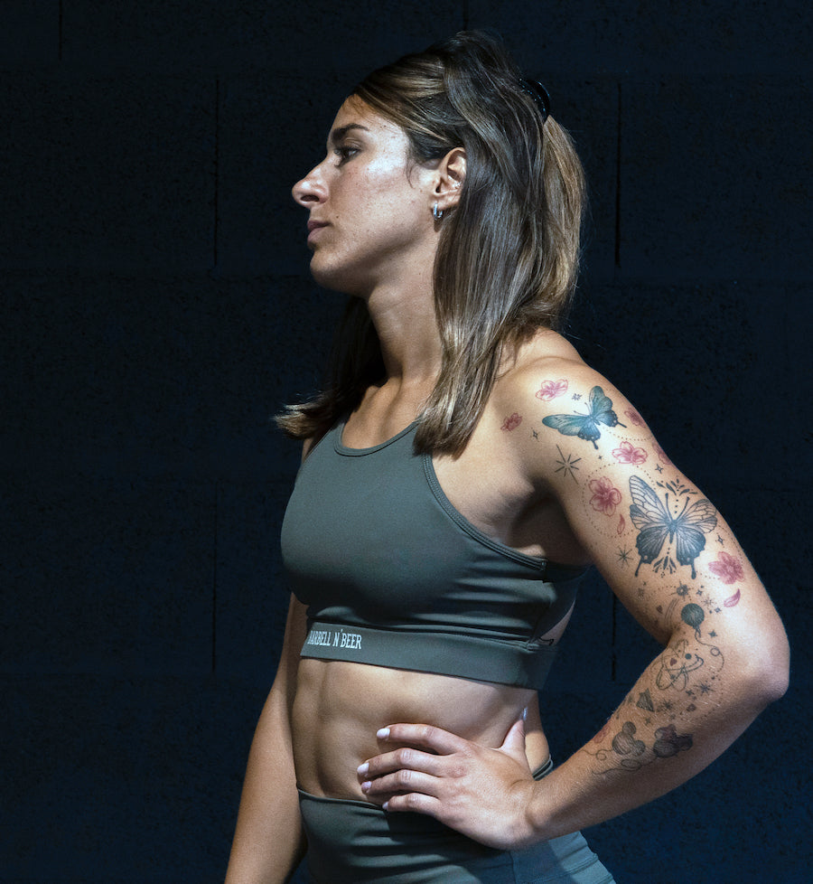Chic Crossfit Barbell N' Beer Bra