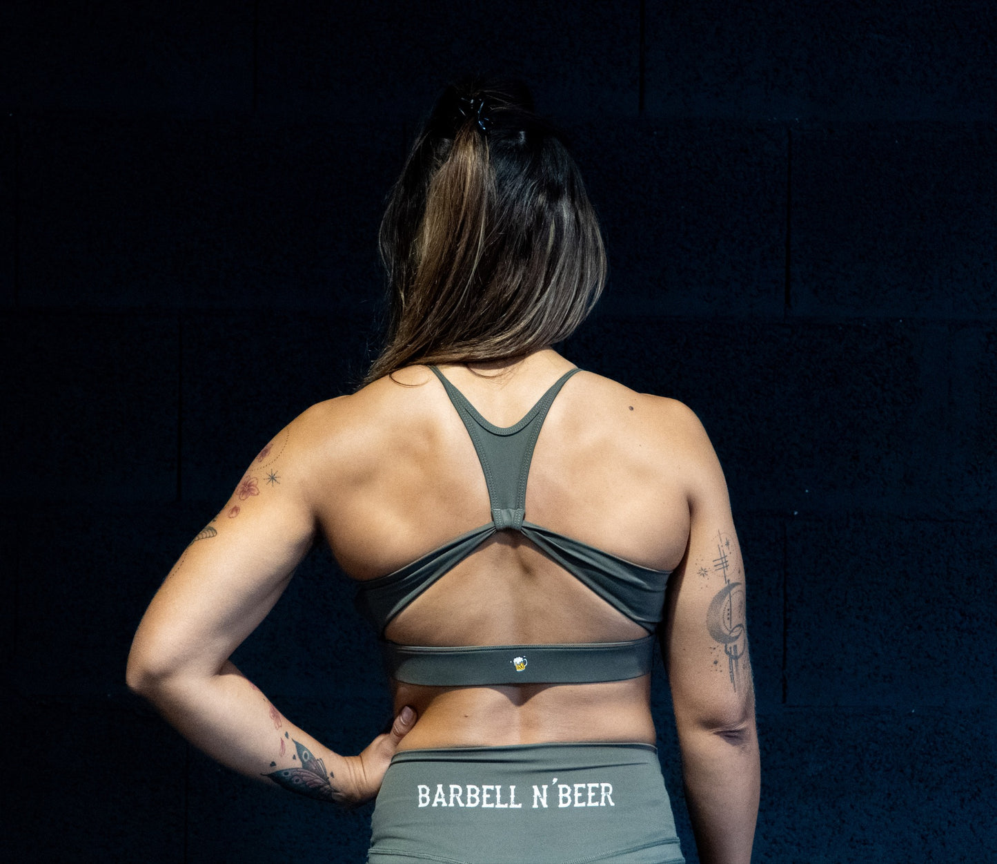Chic Crossfit Barbell N' Beer Bra