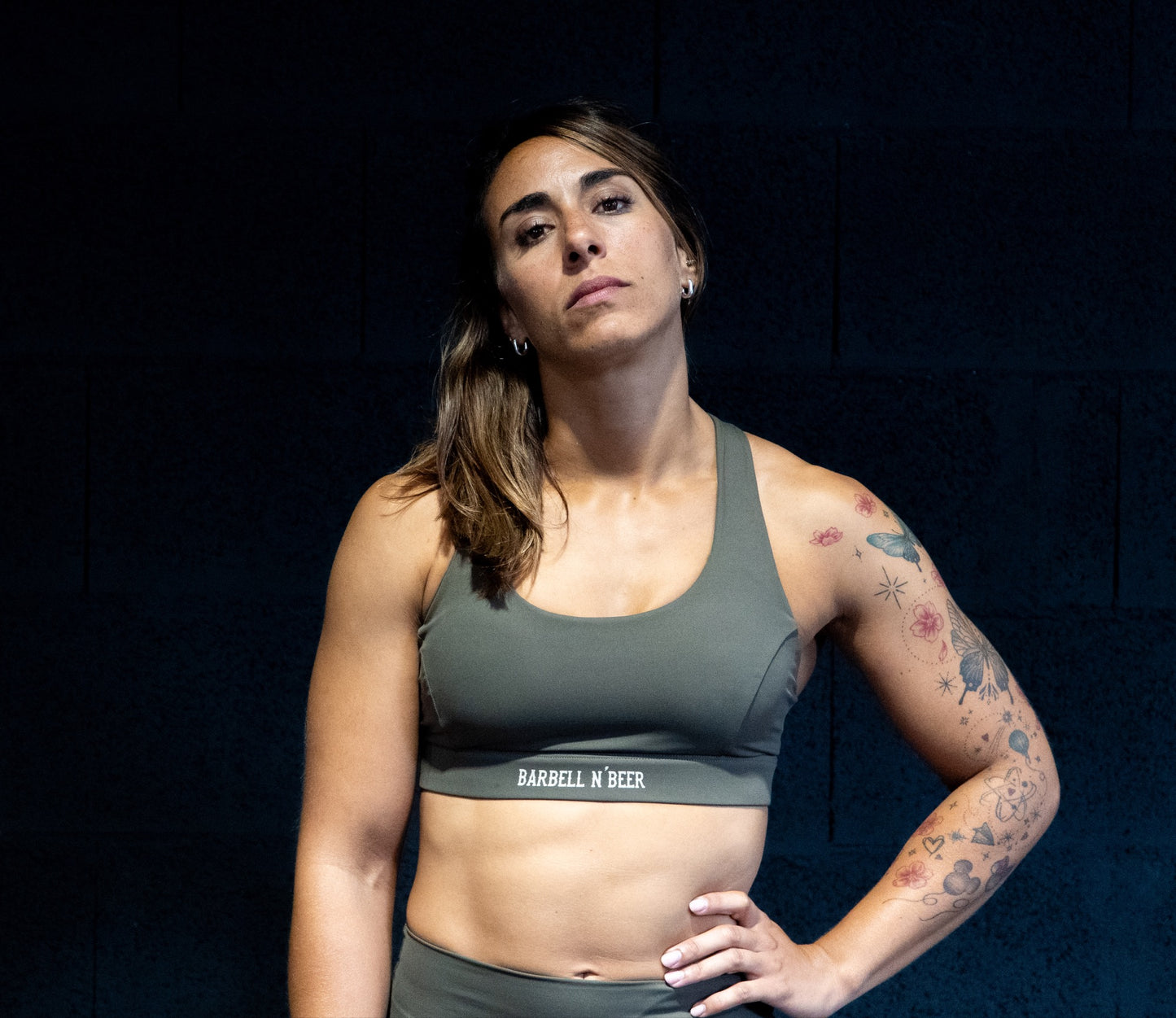 Büstenhalter Perf Crossfit Barbell N' Beer