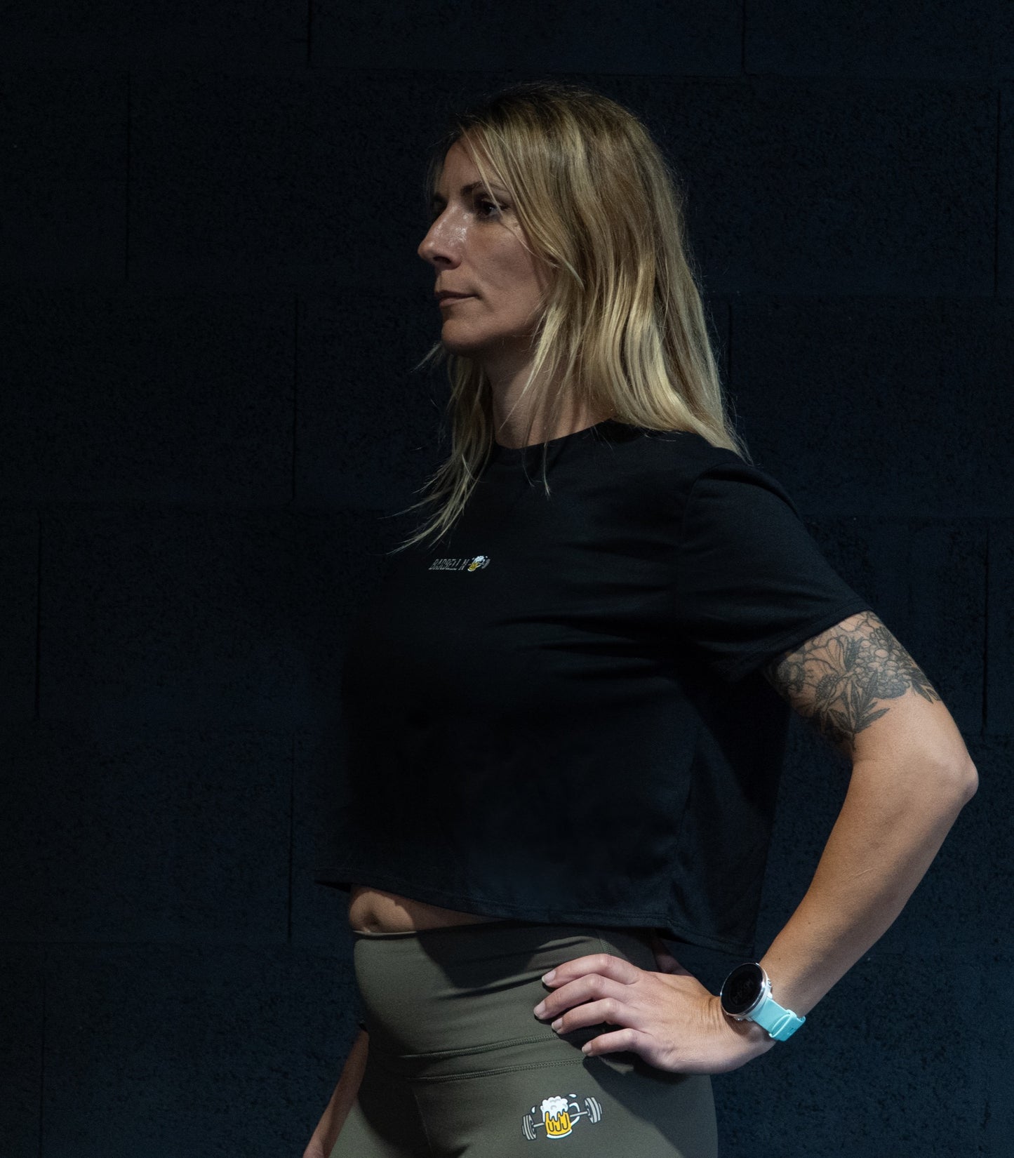 Barbell N' Beer – Klassisches Choppe-Crop-Top