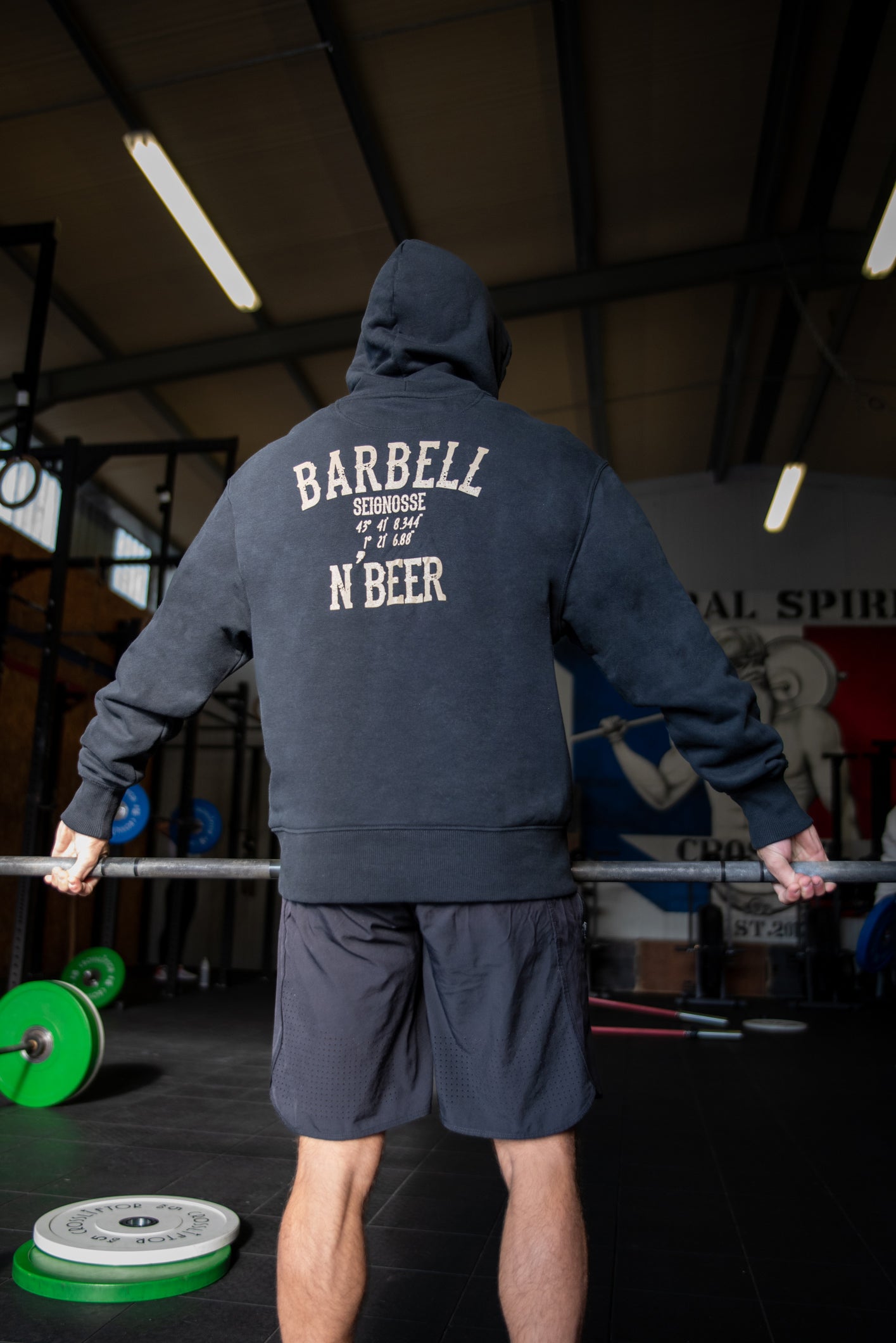 Sweat Homme Barbell N' Beer Vintage Black