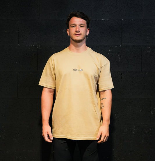 DRINK BEER - T-shirt Oversize - UNION BEIGE