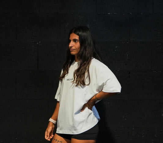 PISTONS - T-shirt Boxy Oversize - WHITE