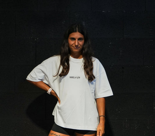 DRINK BEER - T-shirt Boxy Oversize - WHITE