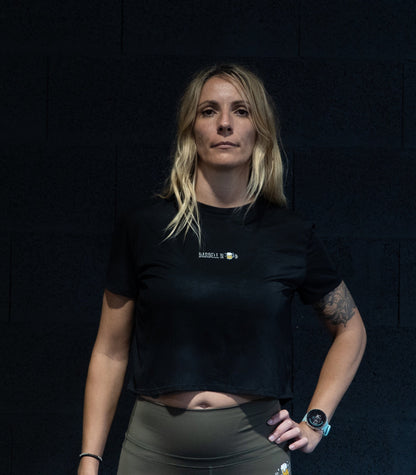 CHOPPE - Crop Top - BLACK