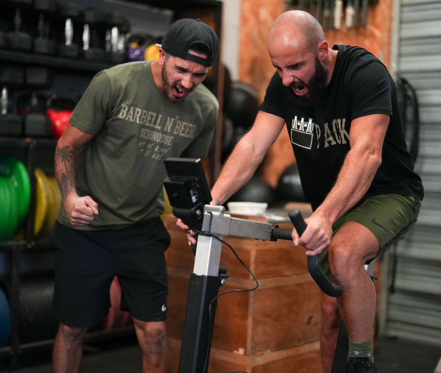 T-shirt Barbell N' Beer Seignosse Khaki