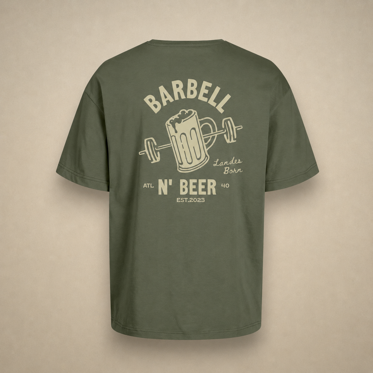 SALT - T-shirt Oversize - KHAKI