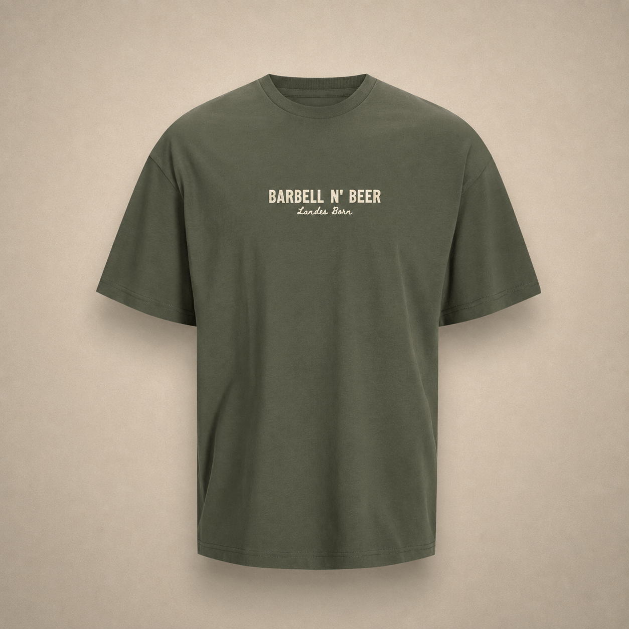 SALT - T-shirt Oversize - KHAKI
