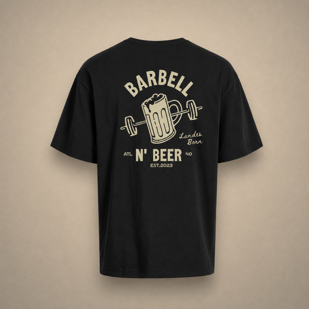 SALT - T-shirt Oversize - BLACK
