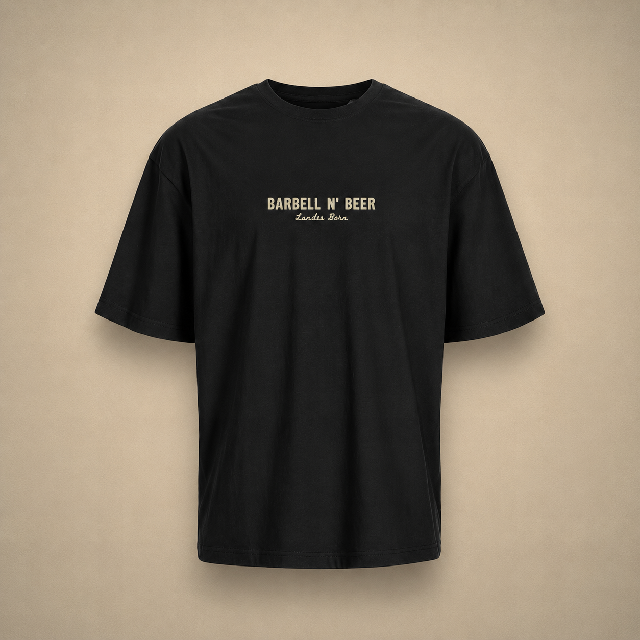 SALT - T-shirt Oversize - BLACK