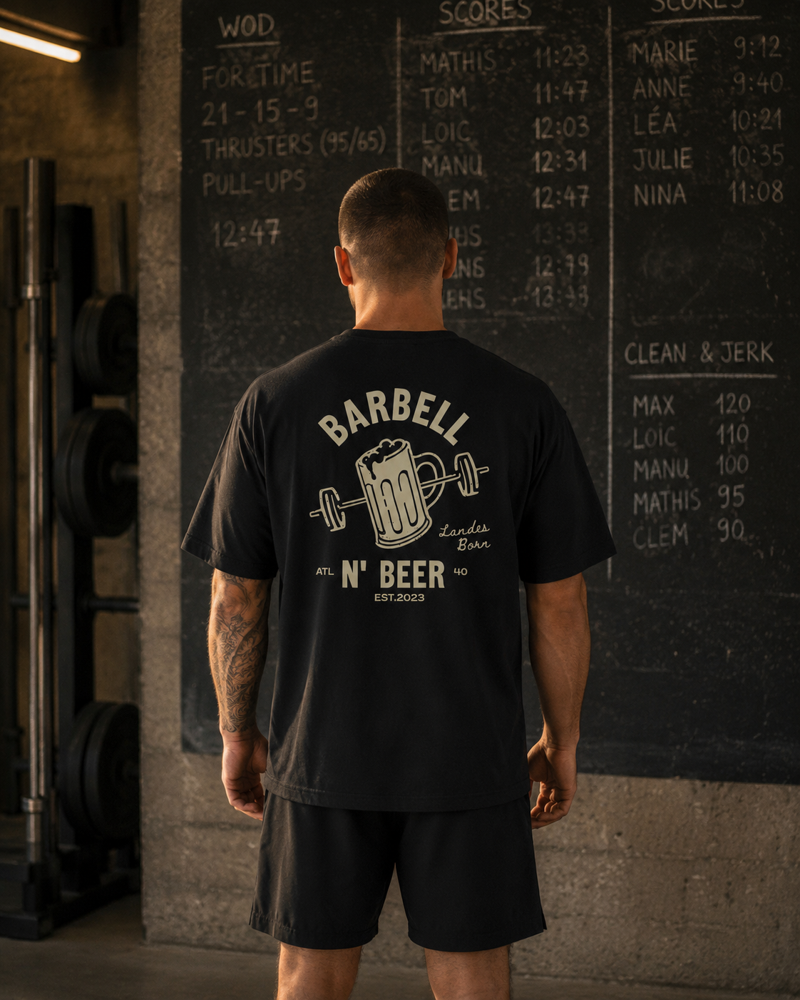SALT - T-shirt Oversize - BLACK