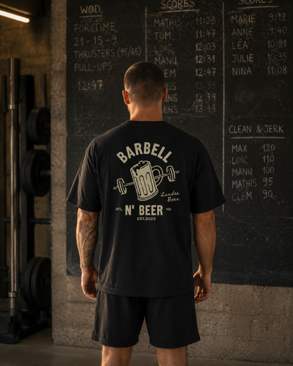 SALT - T-shirt Oversize - BLACK