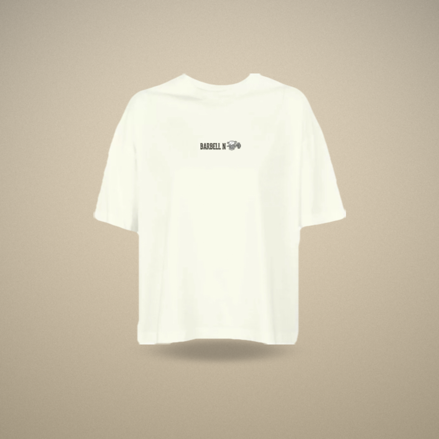 DRINK BEER - T-shirt Boxy sand, recto