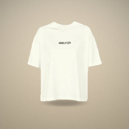 DRINK BEER - T-shirt Boxy sand, recto