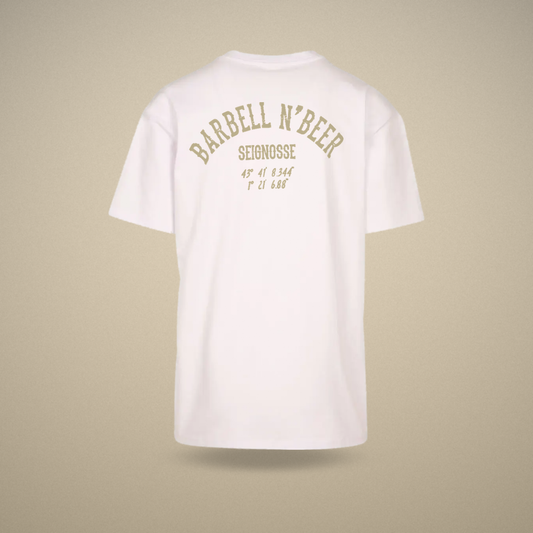 ARCH - T-shirt Oversize blanc, verso